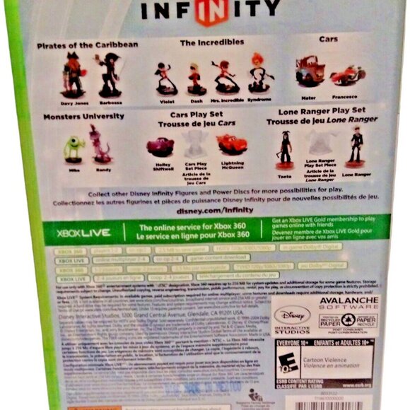 XBOX 360 Disney Infinity, 2004, Video Game, Manual & Case Complete. - Picture 2 of 2